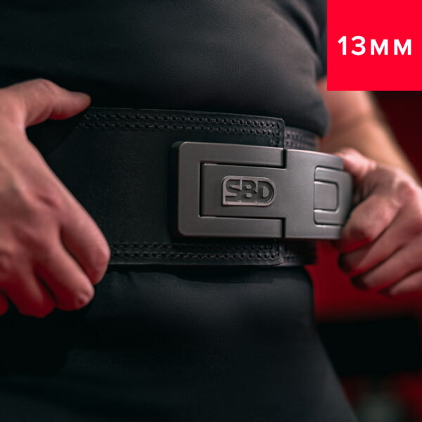 Ceinture de force SBD en cuir pour crossfit, musculation, powerlifting, streetlifting et strongman