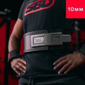 Ceinture de force SBD en cuir pour crossfit, musculation, powerlifting, streetlifting et strongman