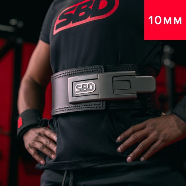 Ceinture de force SBD en cuir pour crossfit, musculation, powerlifting, streetlifting et strongman