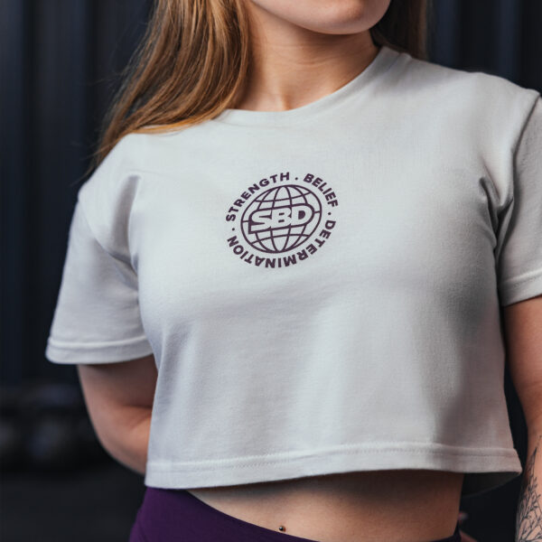 Crop Top ASPIRE - Off White – Image 3