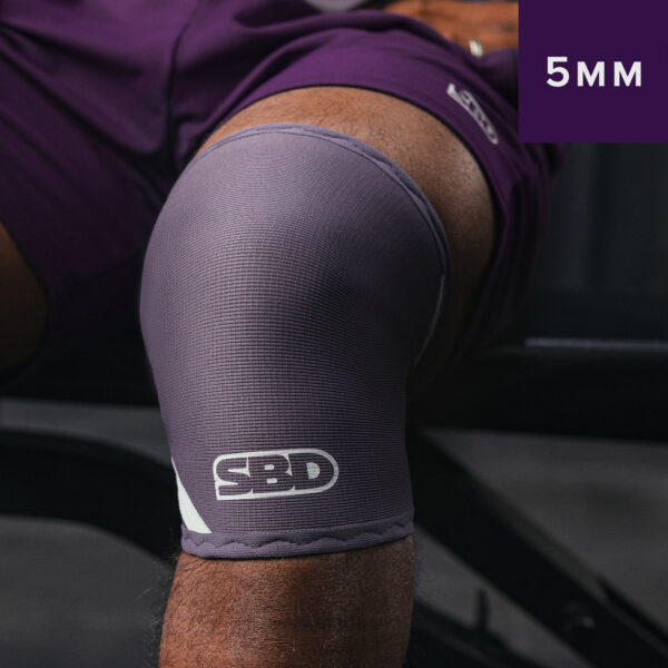 Genouillères SBD violet pour haltérophilie, crossfit et musculation