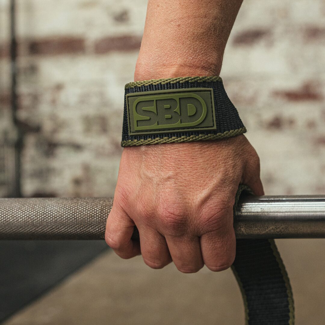 sangles sbd kaki pour musculation et sports de force